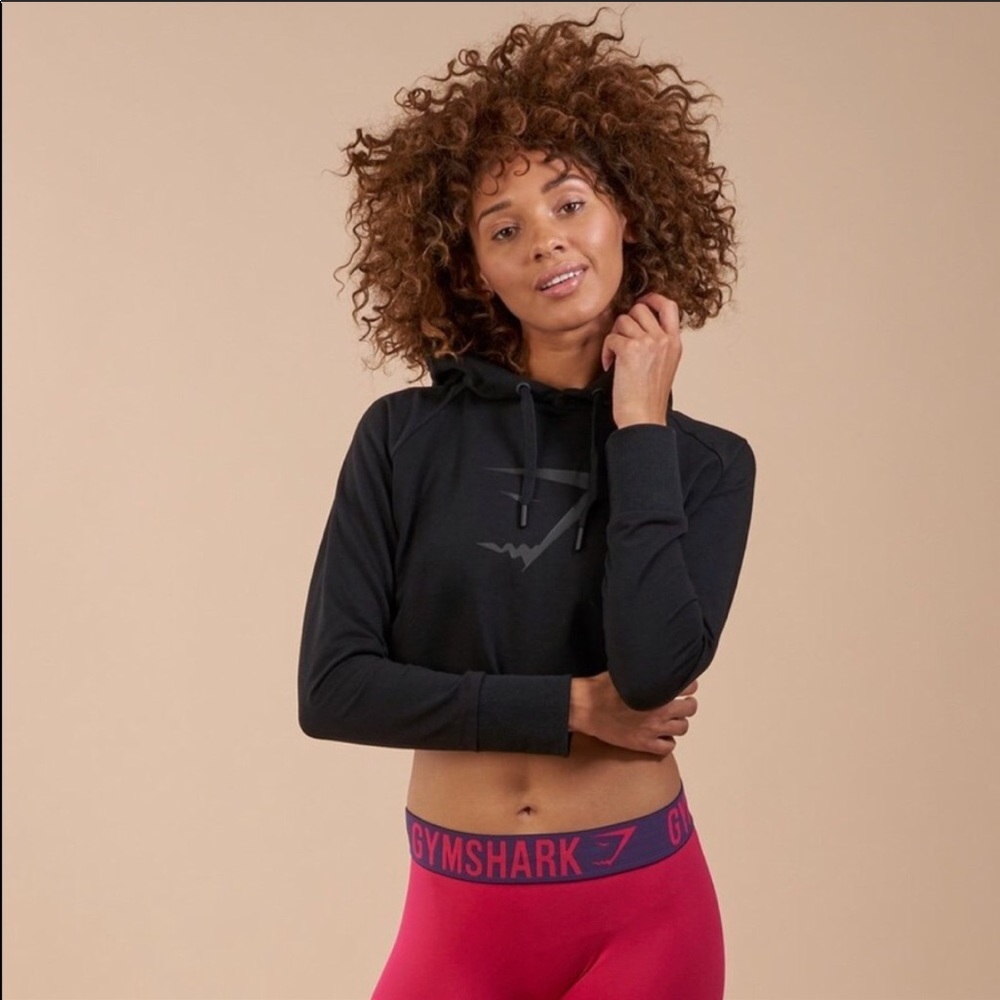 New Gymshark crop Hoodie